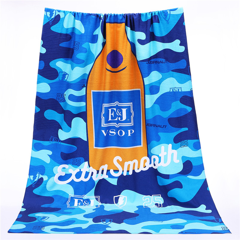 印花沙滩巾定制 超细纤维毛巾